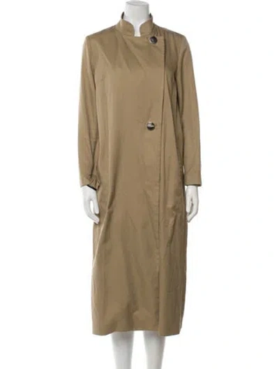 Pre-owned Osman Trench Coat In Neutral