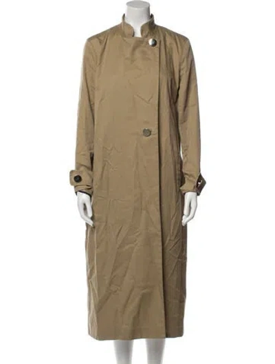 Pre-owned Osman Trench Coat In Neutral
