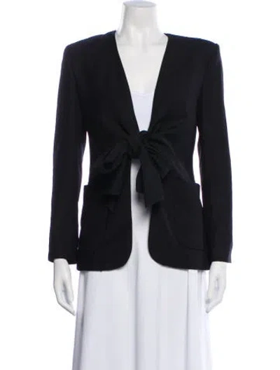 Pre-owned Osman Wool Blazer In Black