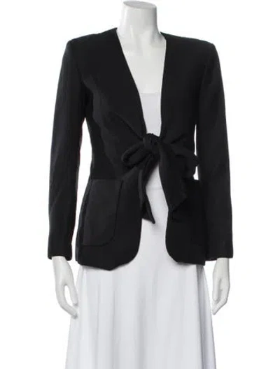 Pre-owned Osman Wool Evening Jacket In Black