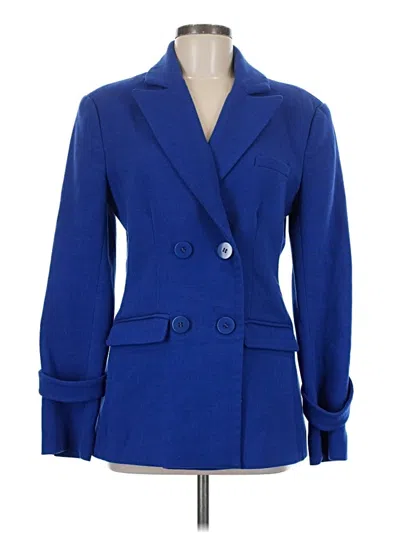 Pre-owned Osman Yousefzada Collective Blazer Jacket In Blue