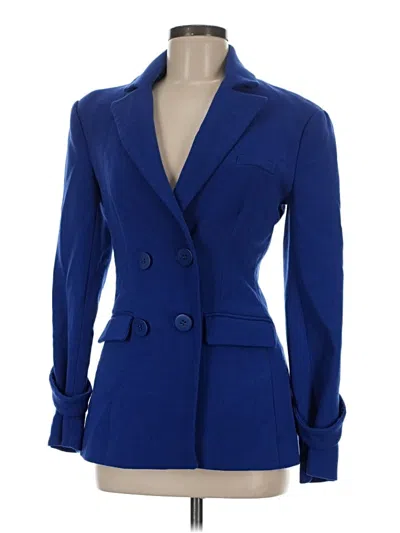 Pre-owned Osman Yousefzada Collective Blazer Jacket In Blue