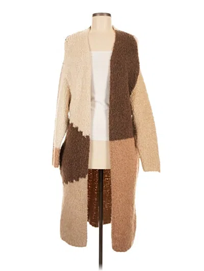 Pre-owned Osman Yousefzada Collective Cardigan Sweater In Brown