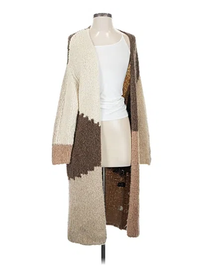 Pre-owned Osman Yousefzada Collective Cardigan Sweater In Brown