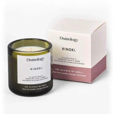Osmology Hinoki Scented Candle In Black