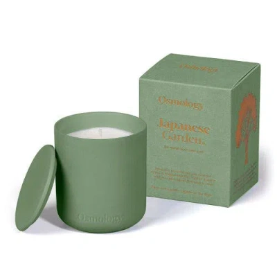 Osmology Japanese Garden Scented Candle In Green