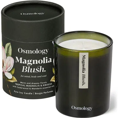 Osmology Magnolia Blush Scented Candle In Black