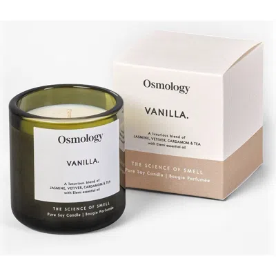 Osmology Vanilla Scented Candle In Green