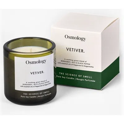 Osmology Vetiver Scented Candle In Green
