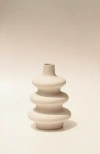 Osmos Studio Big Mezo Vase In Off White