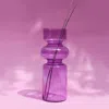 Osmos Studio Iris Glass Vase In Purple