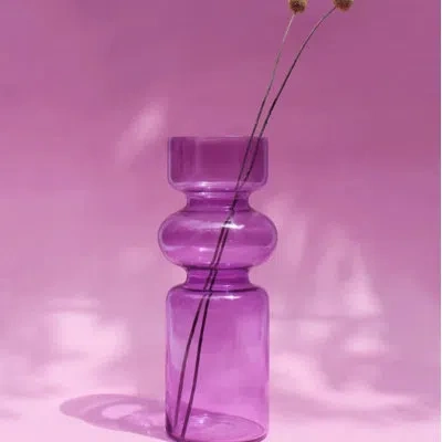 Osmos Studio Iris Vase In Purple