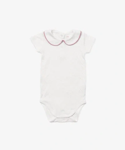 Oso & Me Babies' Oso And Me Pan One-piece In White