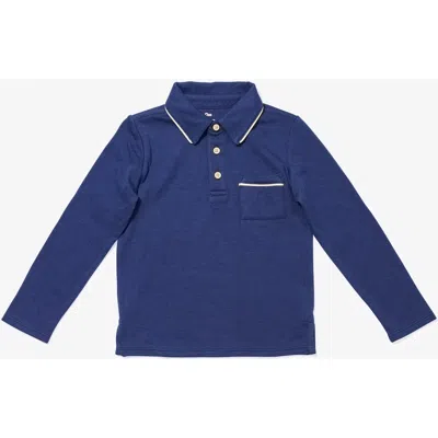 Oso & Me Kids' Oso And Me Parker Polo In Blue