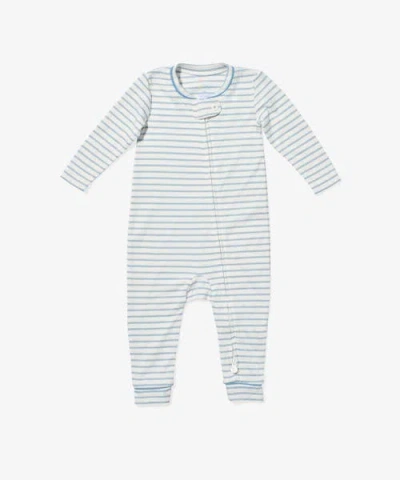 Oso & Me Kids' Oso And Me Ziggy Zip Romper In Blue