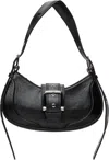 Osoi Black Brocle Bag In Stone Black