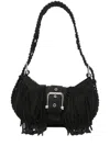 Osoi Buckle Detailed Shoulder Bag In Black