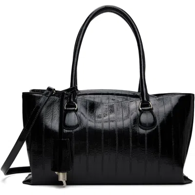 Osoi Black Shell Brot Tote In Tide Black