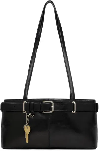 Osoi Black Shoulder Brocle Bag