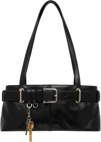 Osoi Black Shoulder Brocle Mini Bag