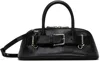Osoi Black Zip Brocle Mini Bag In Stone Black