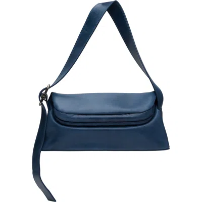 Osoi Blue Folder Brot Shoulder Bag