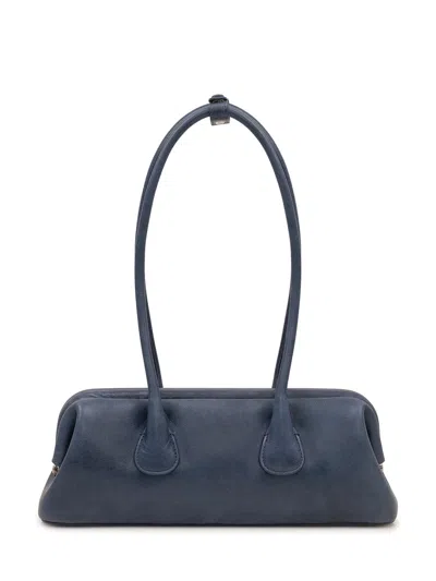 Osoi Boat Wide Mini Shoulder Bag In Aged Blue