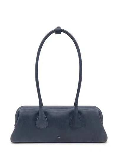 Osoi Boat Wide Mini Shoulder Bag In White