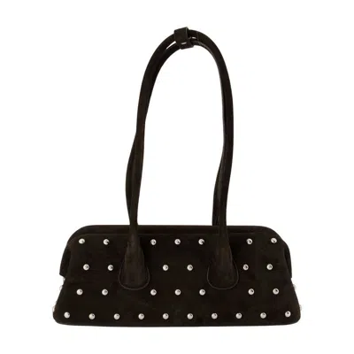 Osoi Boat Wide Mini Shoulder Bag In Brown