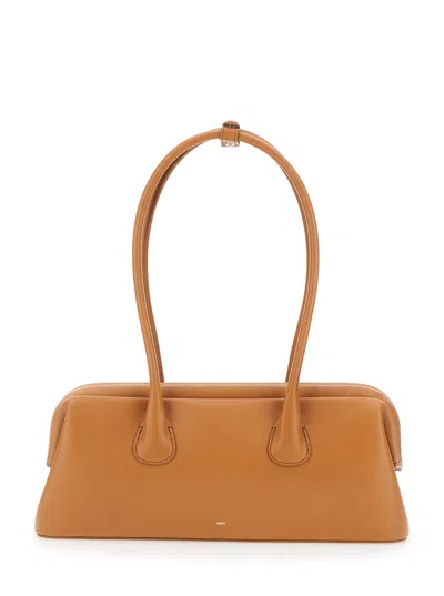 Osoi Boat Wide Mini Shoulder Bag In Brown
