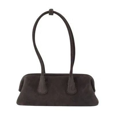 Osoi Boat Wide Mini Shoulder Bag -  - Leather - Grey