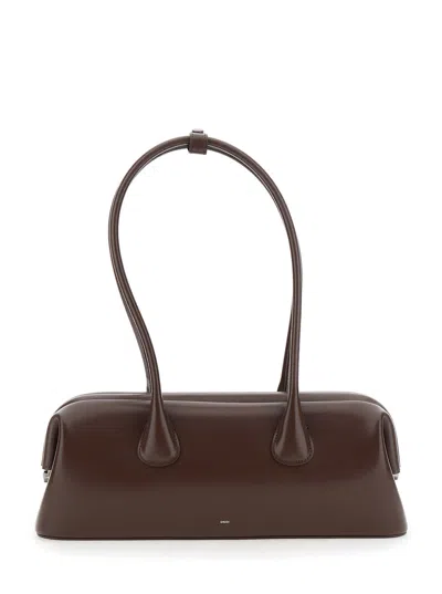 Osoi Boat Wide Shoulder Bag In Brown