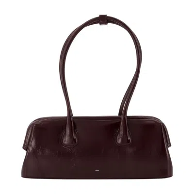 Osoi Boat Wide Shoulder Bag  Burgundy