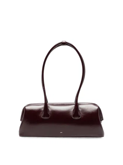 Osoi Boat Wide Shoulder Bag In Dark Red