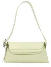 Osoi Folder Brot Rectangular Padded Shoulder Bag In Green