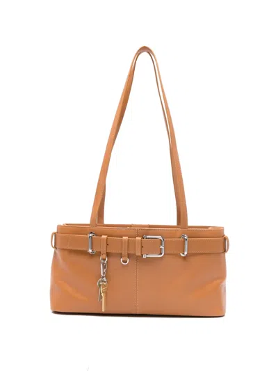Osoi Brocle Buckle Shoulder Bag In Brown