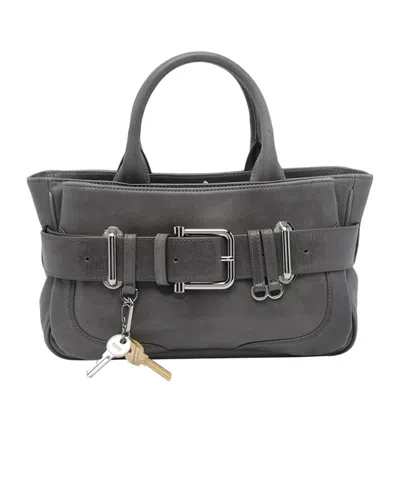 Osoi Mini Brocle Buckled Leather Tote Bag In Pink