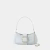 OSOI BROCLE SMALL SHOULDER BAG - OSOI - COTTON - ICE DENIM