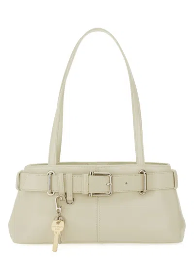 Osoi "brocle" Structured Mini Bag In Neutrals