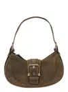Osoi Brocle Vintage Brown Shoulder Bag In Leather Woman In Brown