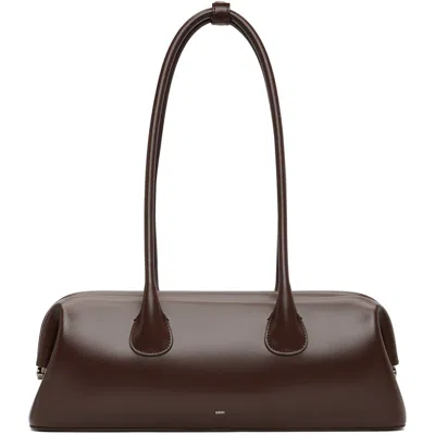 Osoi Brown Boat Wide Bag In Choco Brown