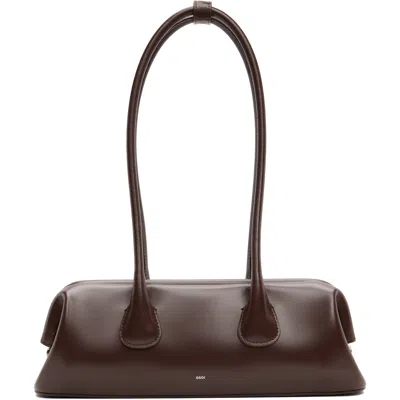 Osoi Brown Boat Wide Mini Bag In Choco Brown