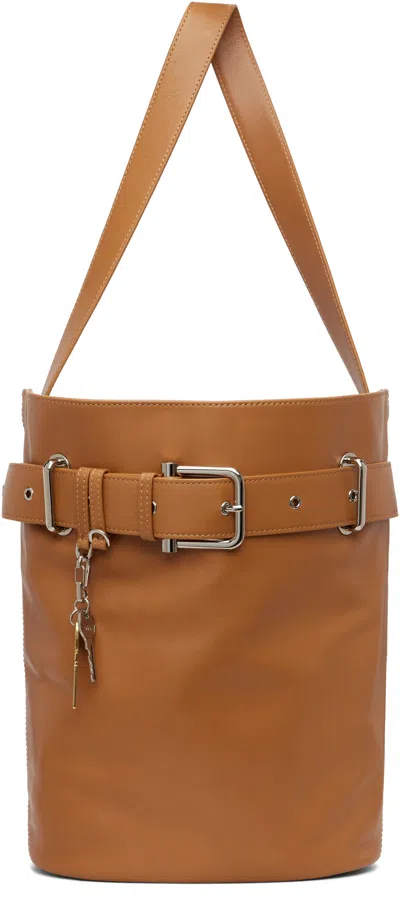 Osoi Brown Bucket Brocle Bag