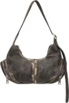 Osoi Cargo Hobo Leather Shoulder Bag In Vintage Brown