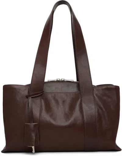 Osoi Brown Shell Duffel Bag