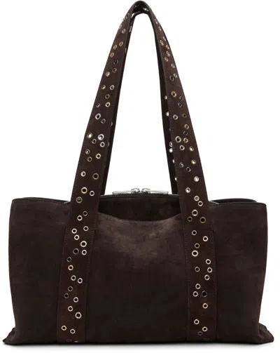 Osoi Brown Shell Duffel Bag