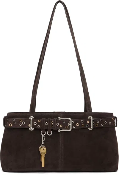 Osoi Brown Shoulder Brocle Bag