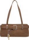 Osoi Brown Shoulder Brocle Mini Bag In Brown