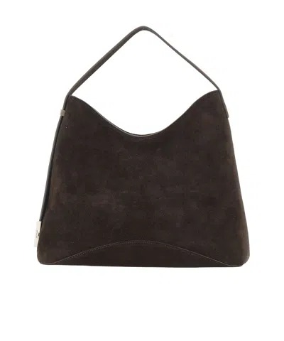 Osoi Buckle Detail Shoulder Bag In Brown