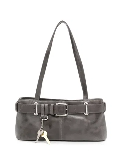 Osoi Buckle-detail Leather Tote Bag In Orange